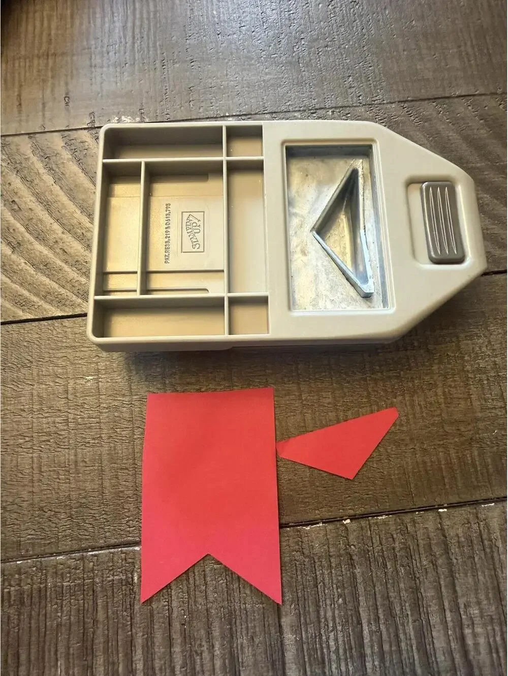 Stampin’ Up Triple Banner Shape Punch